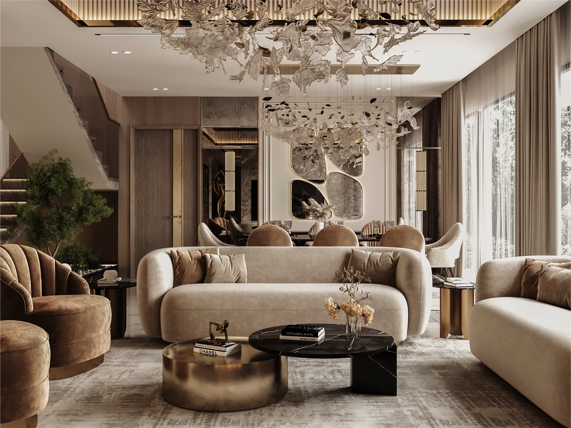 Phong Cách Hiện Đại Luxury